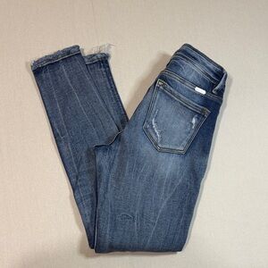 KanCan Medium Blue Straight Leg Jeans